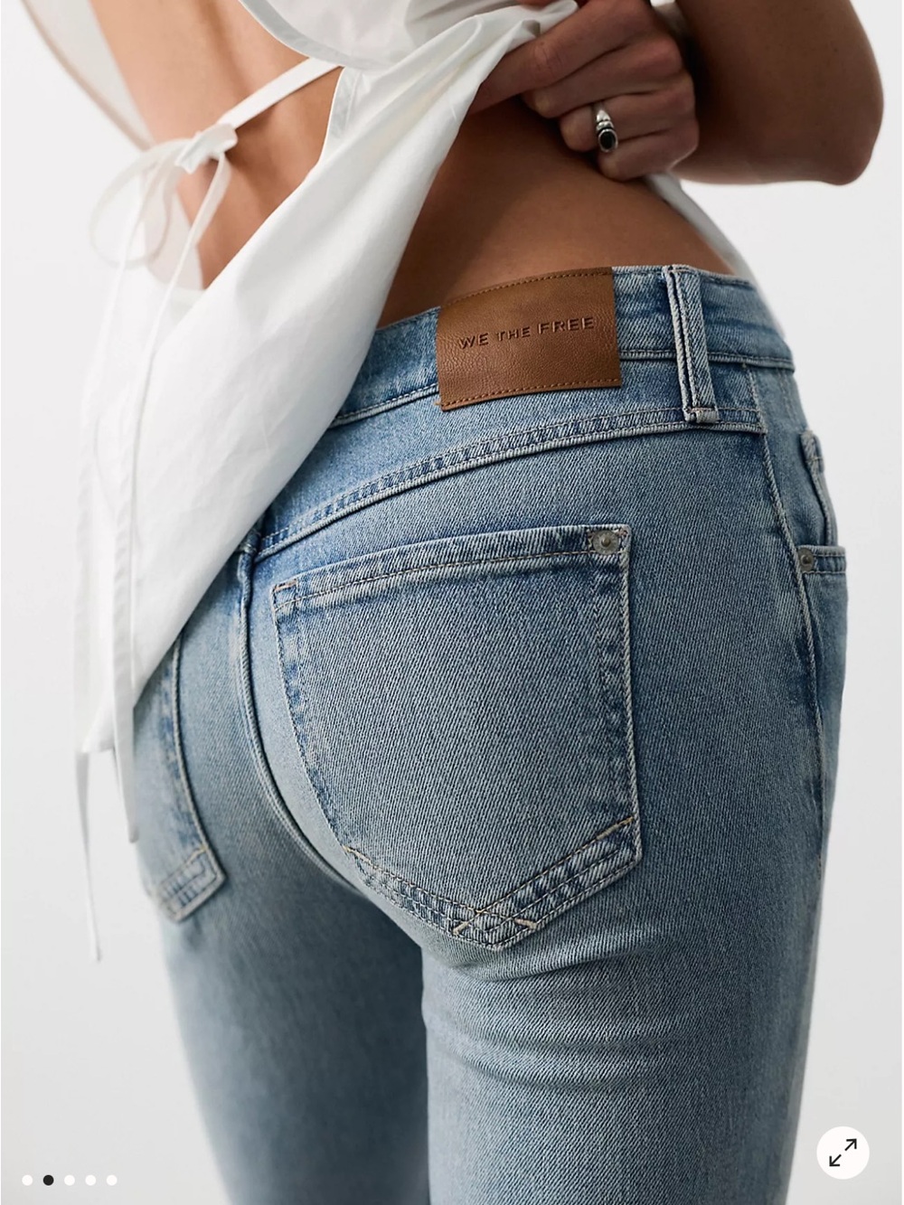 We The Free Light Blue Boot Cut Jeans
